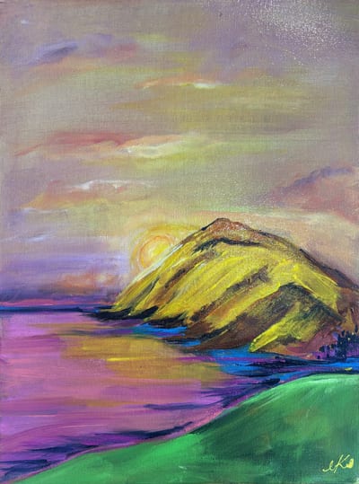 An ocean bay 