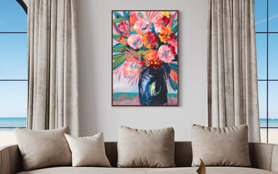 Spring Fling on a wall